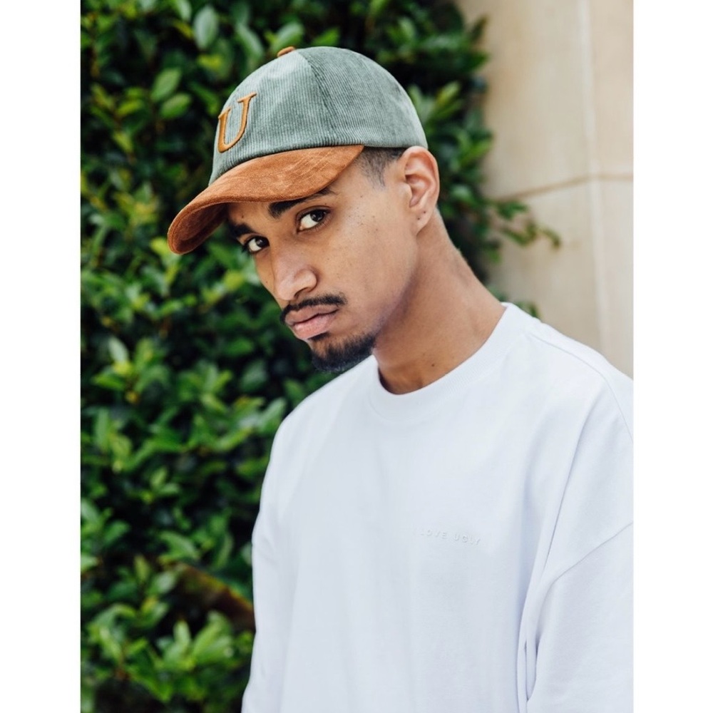 I Love Ugly U Porter Cap Moss Green Suede